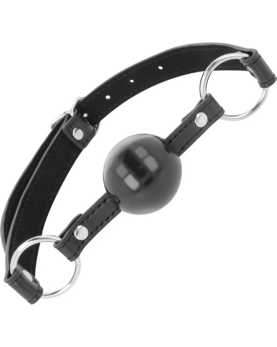 Darkness Bondage TUMŠUMS - MELNĀ BALL GAG