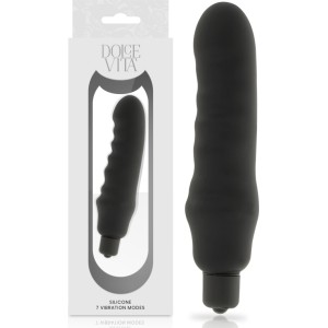 Dolce Vita Stimulējošs vibrators melns