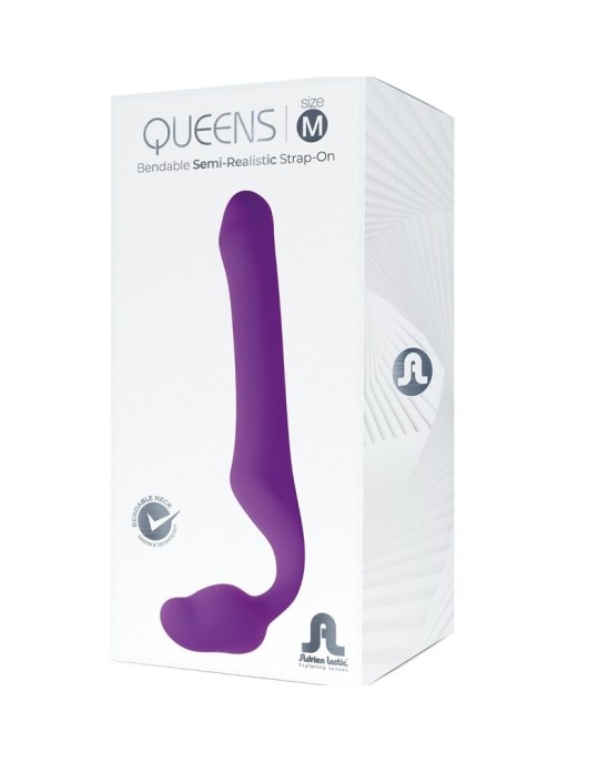 Adrien Lastic QUEENS STRAP-ON FLEXIBLE VIOLET SIZE M