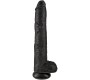 King Cock REALISTIC PENIS WITH BALLS 30.5 CM BLACK