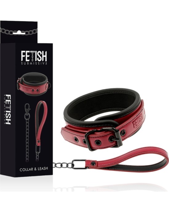 Fetish Submissive Dark Room NEOPRENE LINING CHAIN NECKLACE