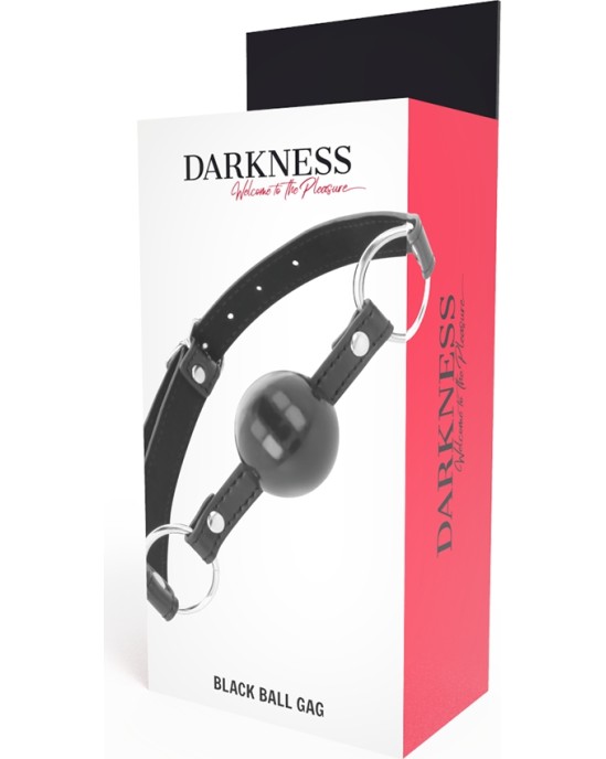 Darkness Bondage TUMŠUMS - MELNĀ BALL GAG