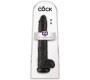 King Cock REALISTIC PENIS WITH BALLS 30.5 CM BLACK