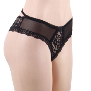 Queen Lingerie Sieviešu mežģīņu biksītes S/M