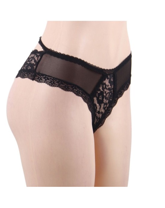 Queen Lingerie Sieviešu mežģīņu biksītes S/M