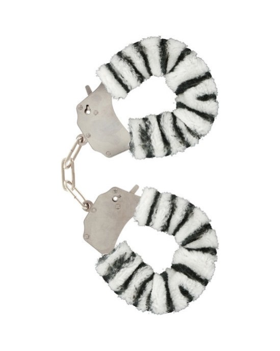 Toyjoy FURRY FUN CUFFS BONDAGE ZEBRA