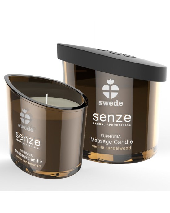 Swede SENZE EUPHORIA MASSAGE CANDLE - VANILLA, SANDALWOOD