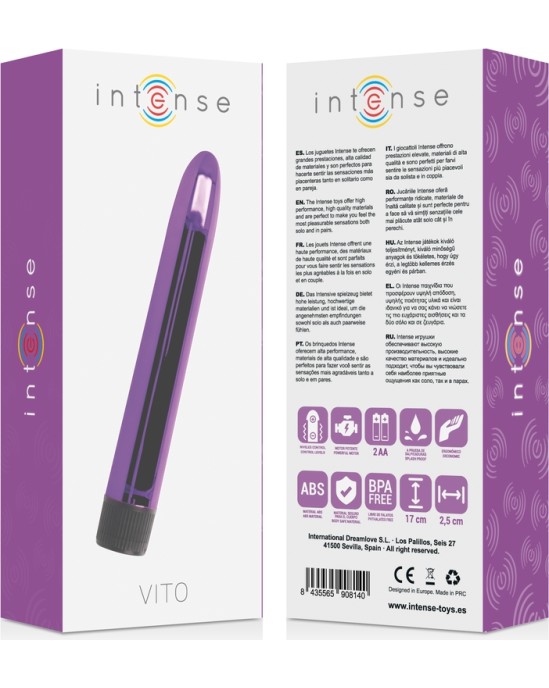 Intense Fun Stimulējošs vibrators violets