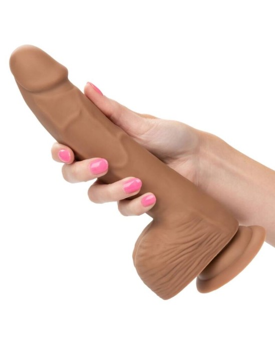 California Exotics Silikona dildo 20,32 CM brūns