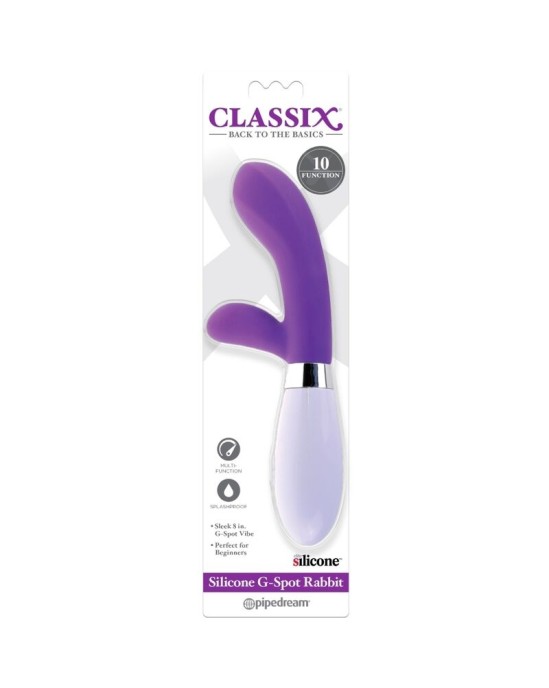 Classix КРОЛИК ВИБРАТОР G-SPOT ФИОЛЕТОВЫЙ СИЛИКОН