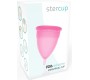 Stercup MENSTRUAL CUP SIZE L PINK COLOR FDA SILICONE