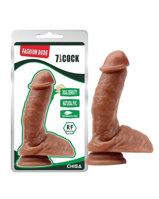 Chisa Dildo Dual Density Fashion Dude 18,5 x 4,3 cm latīņu