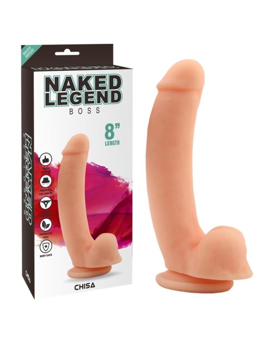 Chisa Dildo Boss 20.5 x 4.1 cm Silicone Flesh