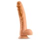 Max & Co Lois Realistic Dildo with Testicles 9.1 Flesh