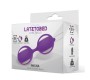 Latetobed Misha Double Kegel Balls Silikona Purple