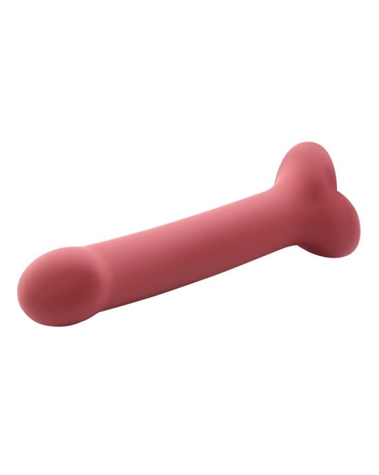 Action Bouncy Liquid Silicone Dildo Hiper Flexible 6.5 - 16.5 cm Size S Burgundy