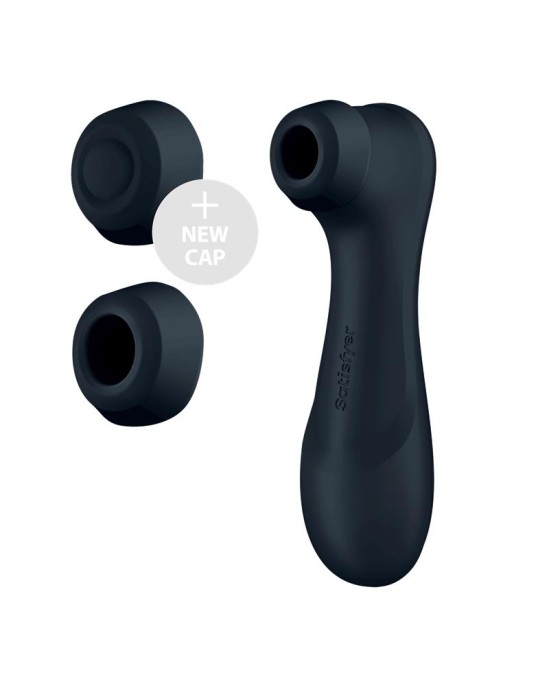 Satisfyer Pro 2 Gen 3 šķidrā gaisa tehnoloģijas sūkšanas un vibrācijas lietotne Connect Black