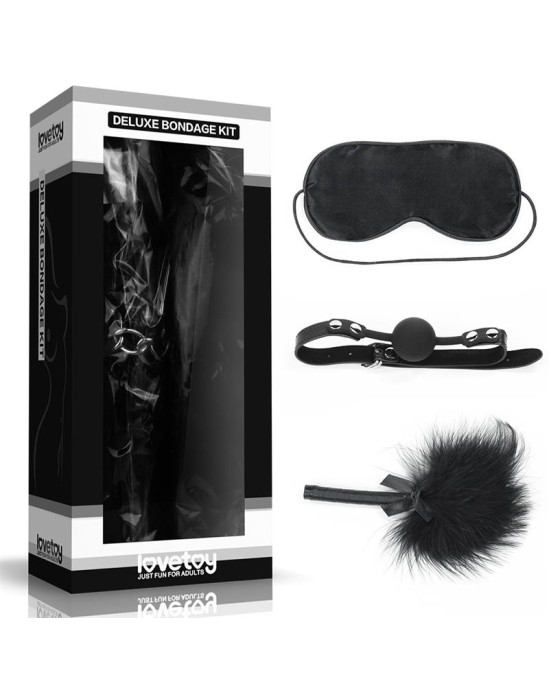 Lovetoy Bondage Kit Deluxe Black