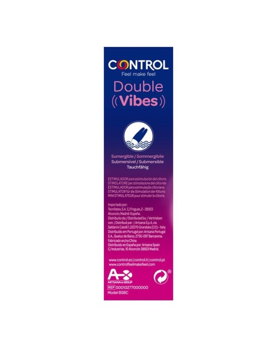 Control Double Stimulator Double Vibe 5 Functions