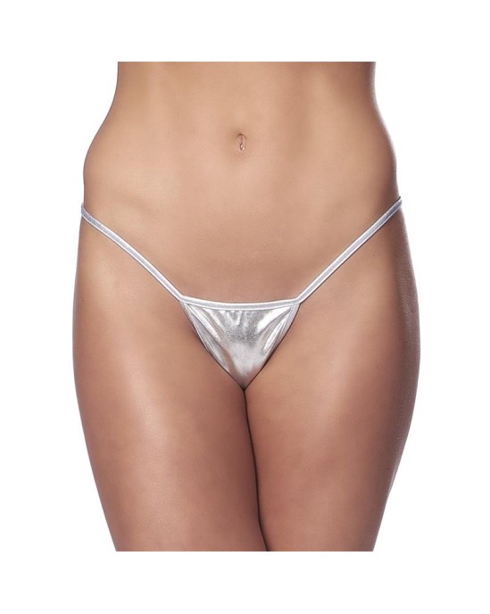 Amorable Micro Thong Silver Plated One Size