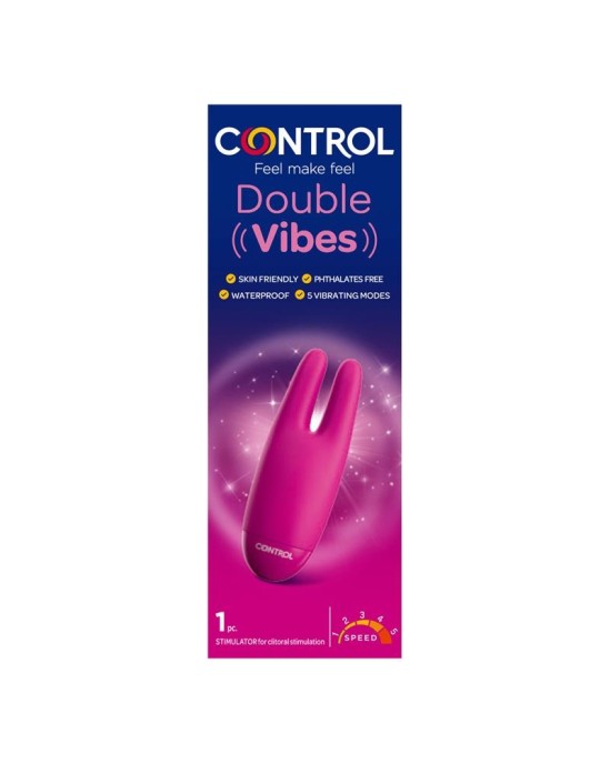 Control Двойной стимулятор Double Vibe 5 функций