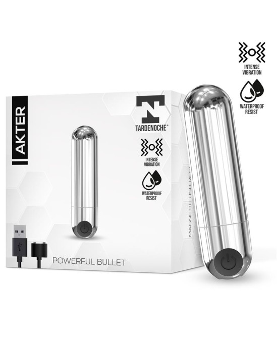 Tardenoche Akter Vibrating Bullet Super Powerfull Magnetic USB