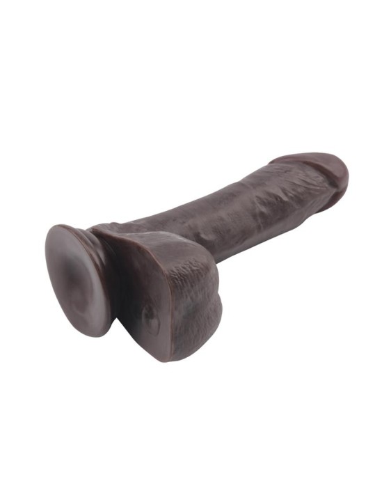 Chisa Dildo Dual density Fashion Dude 7.9 Brown