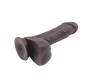 Chisa Dildo Dual density Fashion Dude 7.9 Brown