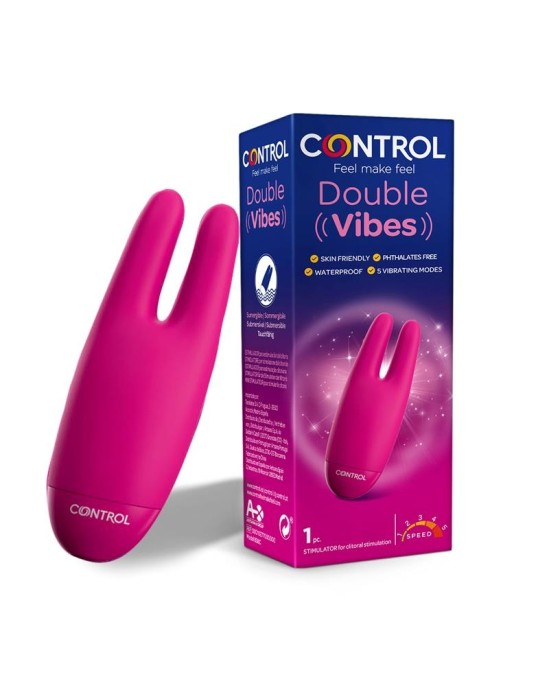 Control Double Stimulator Double Vibe 5 Functions