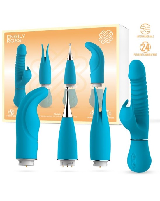 Engily Ross Eivian Interchangeable 4 Pieces Set Vibration and Thrusting