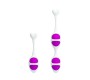 Prettylove Pretty Love ovālas formas Kegel Balls Purple