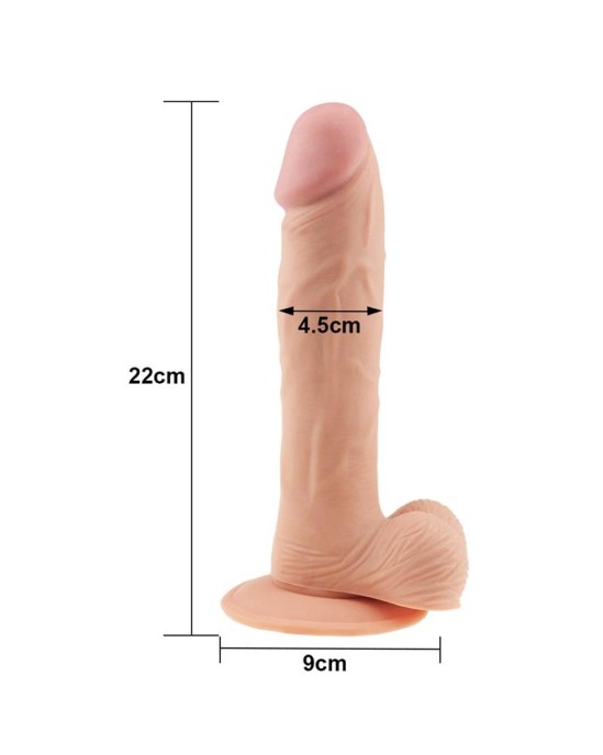 Lovetoy Dildo The Ultra Soft Dude 9 Flesh