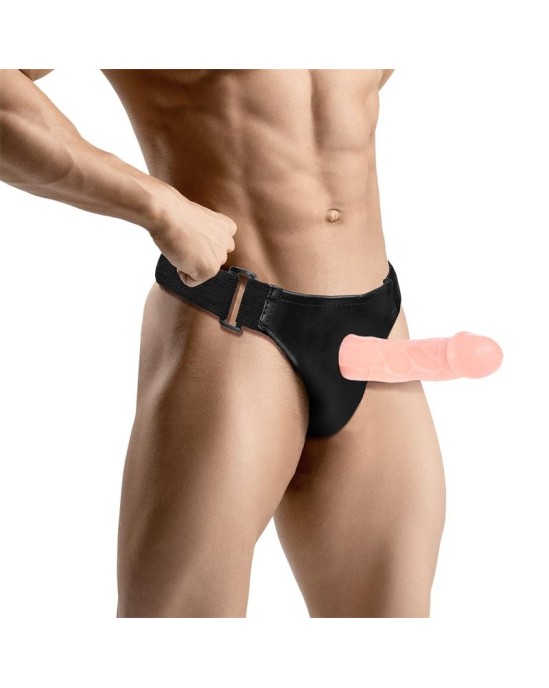 Harness Collection Latetobed Съемный страпон Atoor с полым дилдо, вибрацией и дистанционным управлением