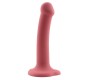 Action Bouncy Liquid Silikona Dildo Hiper Flexible 6,5 - 16,5 cm Izmērs S Burgundy