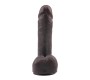 Chisa Dildo Dual density Fashion Dude 7.9 Brown