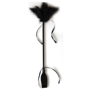 Secret Play Black Duster Un Riding Crop