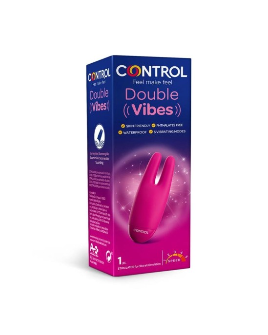 Control Двойной стимулятор Double Vibe 5 функций