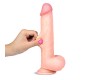 Liketrue Slidy Realistic Dildo Dual Layer Retractable and Adjustable 9