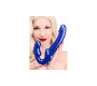 Strap U Revolver II Vibrating Strapless Strap On Dildo Blue