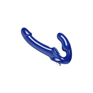 Strap U Revolver II vibrējoša siksna bez siksnām uz Dildo Blue