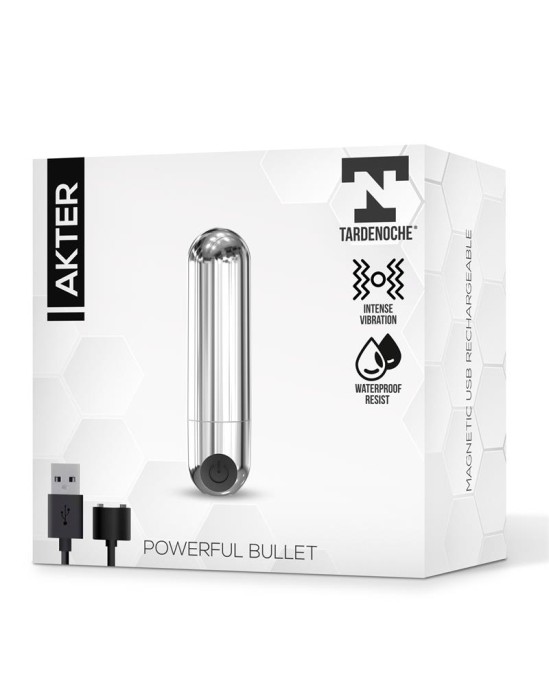 Tardenoche Akter Vibrating Bullet Super Powerfull Magnetic USB