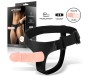 Harness Collection Latetobed Съемный страпон Atoor с полым дилдо, вибрацией и дистанционным управлением