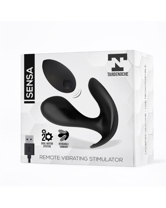 Tardenoche Sensa Stimulator Remote Control USB Liquid Silikone Black