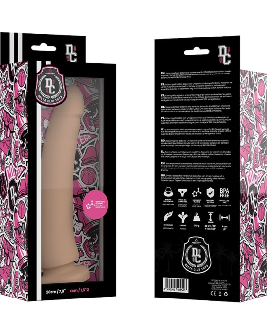 Deltaclub DELTA CLUB - TOYS NATURAL DILDO MEDICAL SILICONE 20 X 4 CM