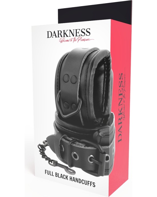 Darkness Bondage TUMŠUMS - REGULĒJAMI MELNI ĀDAS ROKU DZELŽI