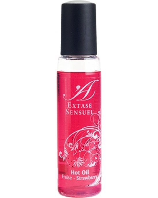 Extase Sensual EXTASE SENSUEL HOT OIL STAWBERRY TRAVEL 35ML