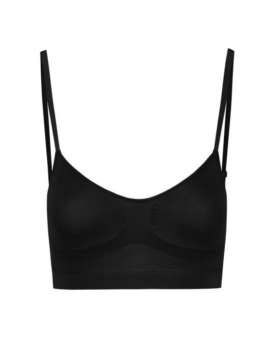 Bye Bra - Bras BYE BRA SEAMLESS BRA MEDIUM CONTROL — BLACK L