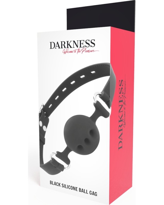 Darkness Bondage DARKNESS - BLACK BREATHABLE SILICONE GAG