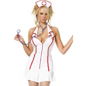 Leg Avenue Costumes LEG AVENUE HEAD NURSE DRESS 3 PIECES SET SIZE S/M