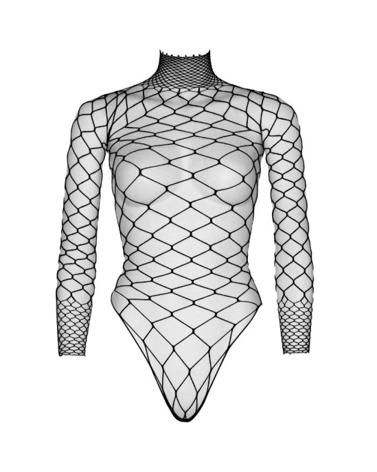 Leg Avenue Bodystockings LEG AVENUE TURTLENECK FISHNET TEDDY ONE SIZE